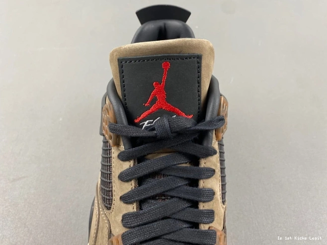 TS Travis Scott AJ4-882335 Brown Jordan 4 Retro x Air 0703